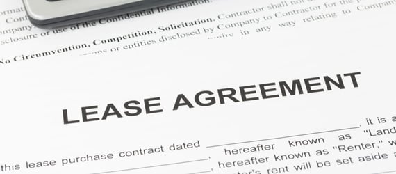 Photo of a Lease Agreement Photo of a Lease Agreement