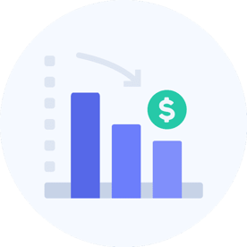 Reducing Costs Graphic