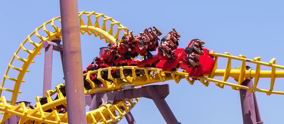 Photo of a rollercoaster Photo of a rollercoaster