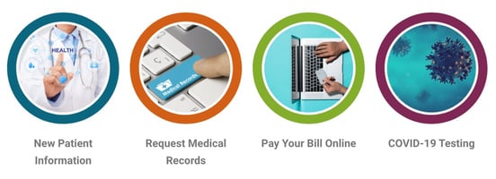 Screenshot of Next Level Urgent Care online resources Screenshot of Next Level Urgent Care online resources