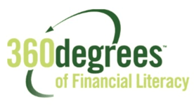 360 Degrees of Financial Literacy Logo