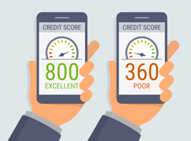 Credit Score Graphic Credit Score Graphic