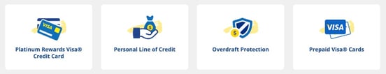 Screenshot from the Royal Credit Union website Screenshot from the Royal Credit Union website