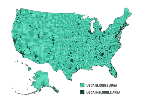 USDA Eligiblity Map