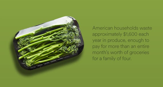 Photo from the Food Waste in America in 2021 guide from RTS.com.
