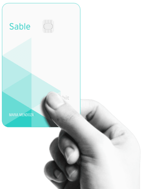 Photo of the Sable Debit Card Photo of the Sable Debit Card