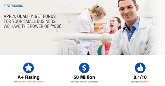 Screenshot from BitX Funding website