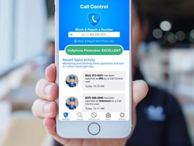 Photo of Call Control app on device Photo of Call Control app on device