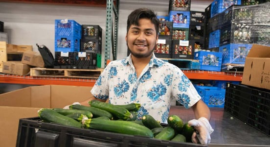 Photo of Northwest Harvest food distribution Photo of Northwest Harvest food distribution