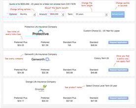 Screenshot from Local Life Agents website