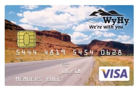 Screenshot of WyHy credit card