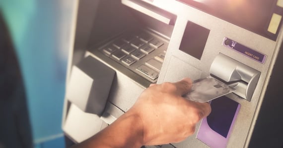 Inserting a Card Into an ATM Inserting a Card Into an ATM