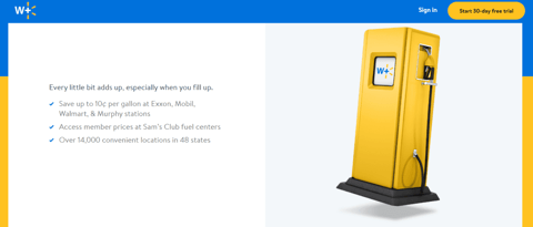 Walmart Plus Screenshot Walmart Plus Screenshot