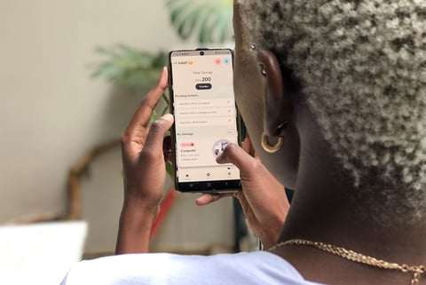 Image of Woman Using Koa App Image of Woman Using Koa App
