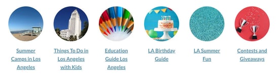Screenshot from MomsLA website