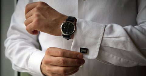 Man Wearing a Watch