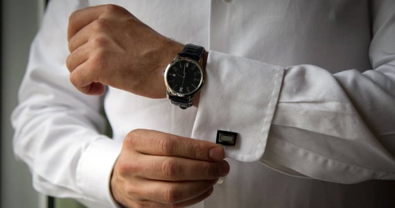 Man Wearing a Watch Man Wearing a Watch