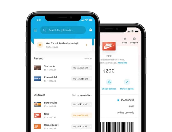 Graphic of CashCard gift card buying