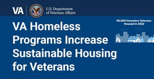 VA Homeless Programs Increase Sustainable Housing for Veterans