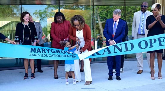 Photo of the opening of the Marygrove Early Education Center in Detroit Photo of the opening of the Marygrove Early Education Center in Detroit
