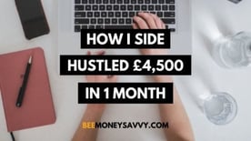 Graphic of Bee Money Savvy side hustles