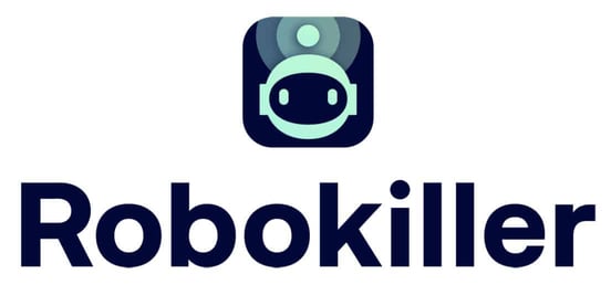 Graphic of Robokiller logo Graphic of Robokiller logo