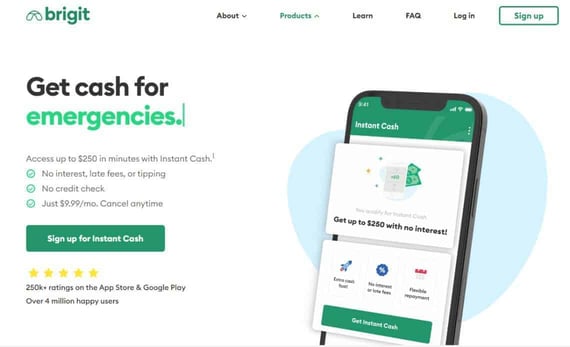 Screenshot of Brigit features and benefits Screenshot of Brigit features and benefits