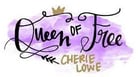 Graphic of Queen of Free logo