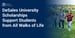 DeSales University Scholarships Strive to Welcome and Support High Performers from All Walks of Life