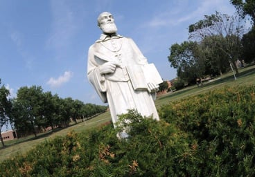 St. Francis de Sales statue at DeSales University