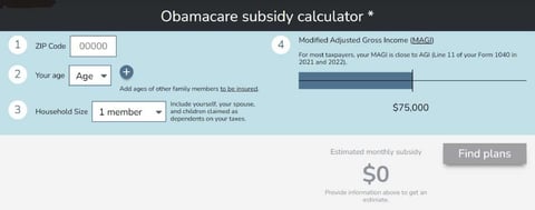 Obamacare subsidy calculator Obamacare subsidy calculator