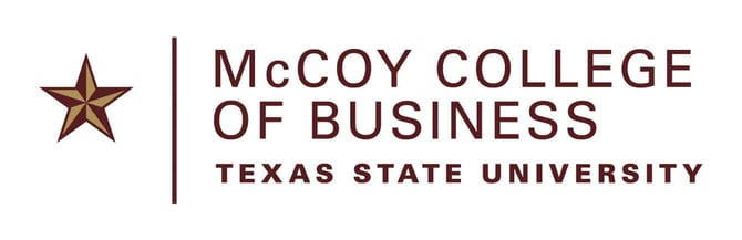 McCoy College of Business logo McCoy College of Business logo
