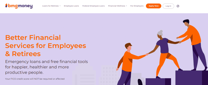 BMG Money webpage BMG Money webpage