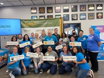 TruWest employees volunteering TruWest employees volunteering