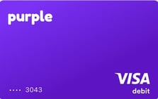 Purple debit card Purple debit card