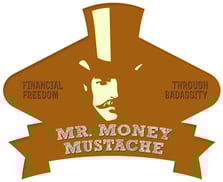 Mr. Money Mustache logo Mr. Money Mustache logo