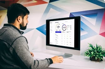 human using Kudos' interface human using Kudos' interface