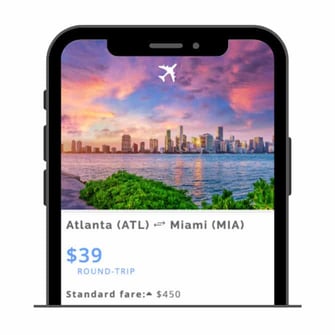 Dollar Flight Club interface