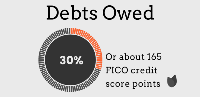 Debts owed chart