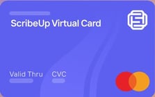 ScribeUp virtual card