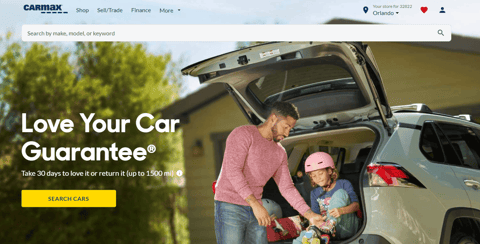 CarMax Homepage