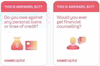Coast Capital game cards Coast Capital game cards