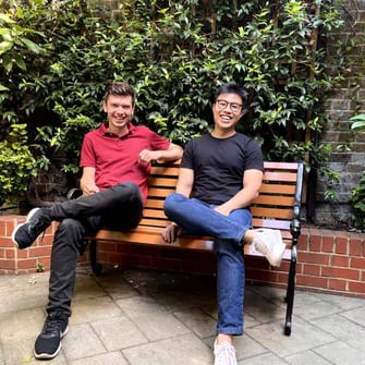 Co-founders Alex McCallion and Jonathan Tan