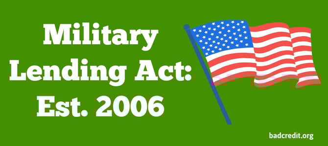 History of the Military Lending Act