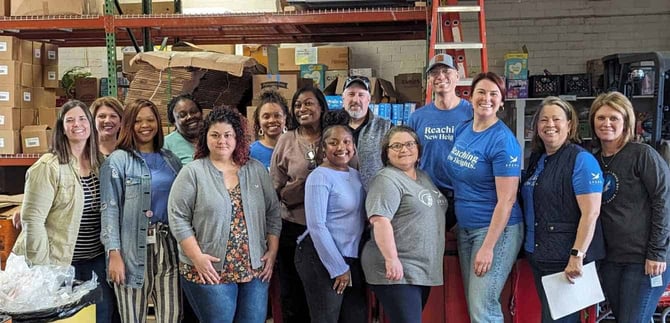 Spero volunteers at Anderson Interfaith Ministries