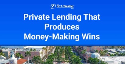 Private Lending That Produces Money Making Wins Private Lending That Produces Money Making Wins