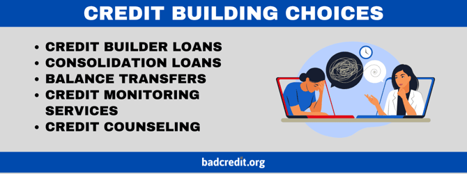 Credit building choices Credit building choices