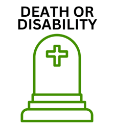 Death or Disability graphic Death or Disability graphic