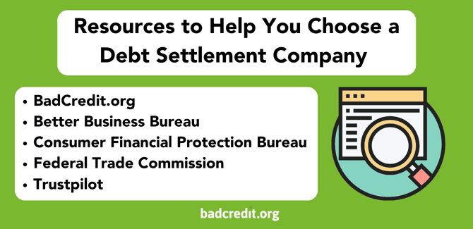 debt settlement sources graphic debt settlement sources graphic