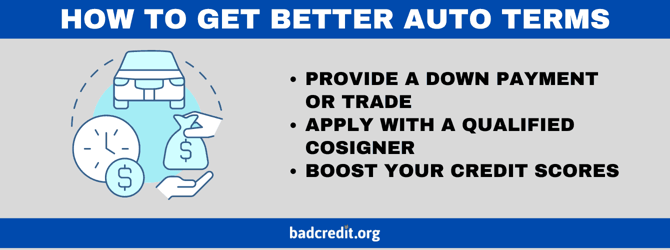 How to get better auto terms How to get better auto terms